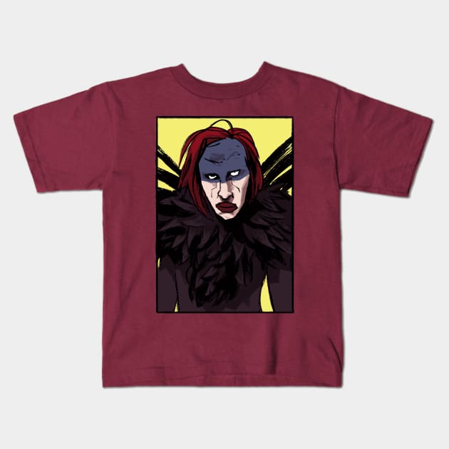 Marilyn Manson Kids T-Shirt by markodjeska